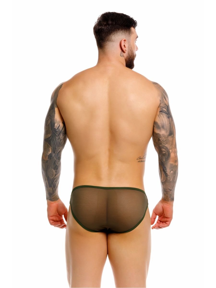 JOR 2353 Origin Mens Minimal Sleek Bikini Dark Green Plus Sizes