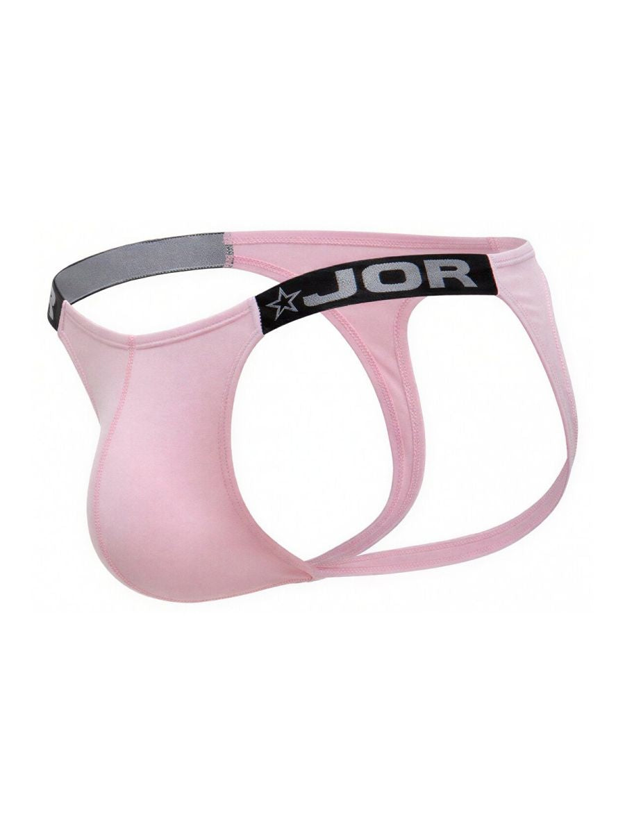 JOR 2356 Eros Mens Sexy Bold Design Jockstrap Pink Plus Sizes