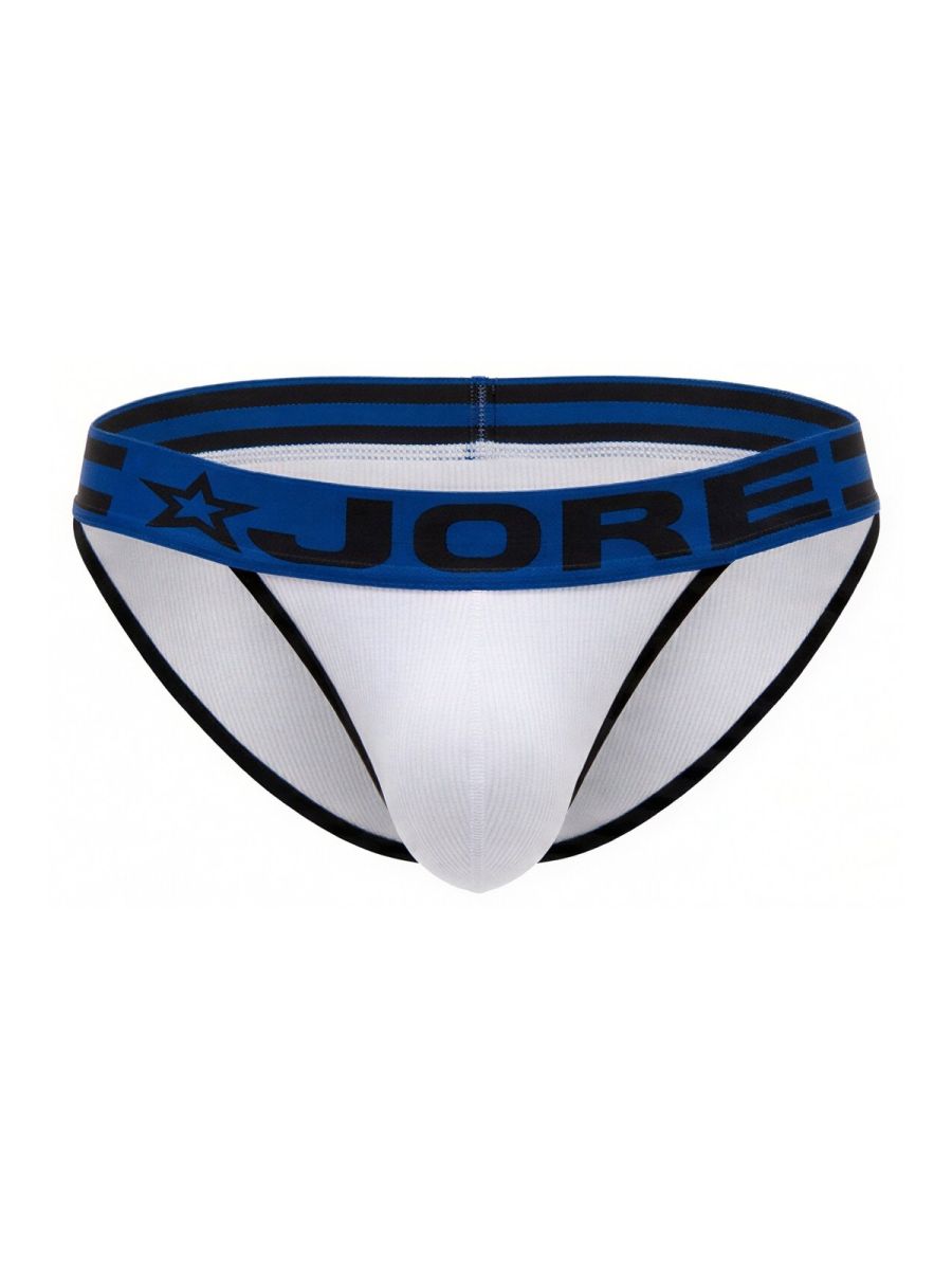 JOR 2362 Rush Mens Sleek Low Rise Fit Bikini White Plus Sizes