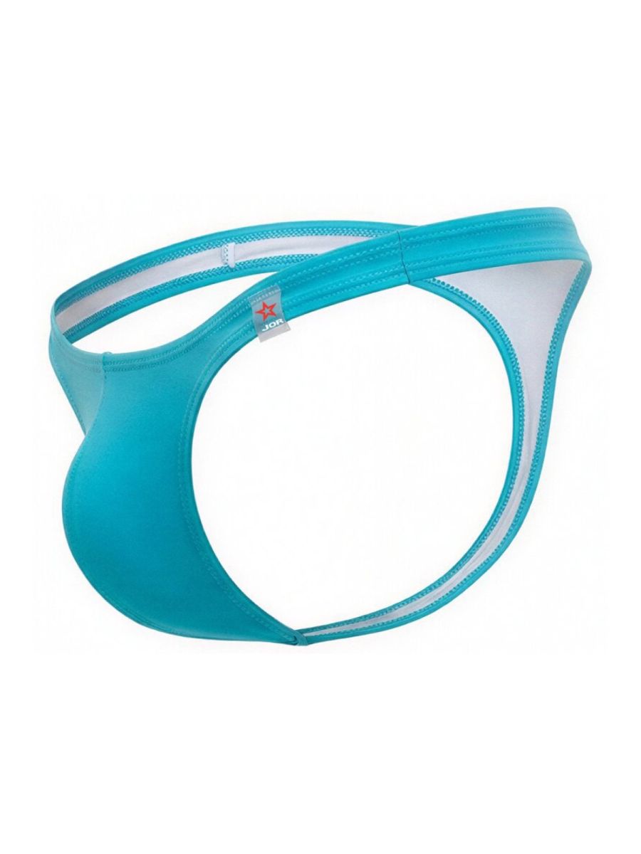 JOR 2389 Mens Colour Pops Travel Swim Thongs Turquoise Plus Sizes