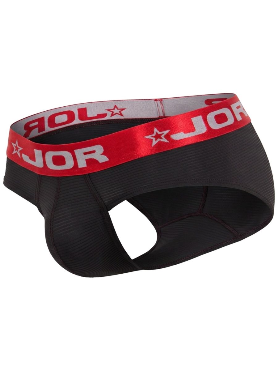 JOR 2443 Astor Male Essential Athletic Style Briefs Black Plus Sizes