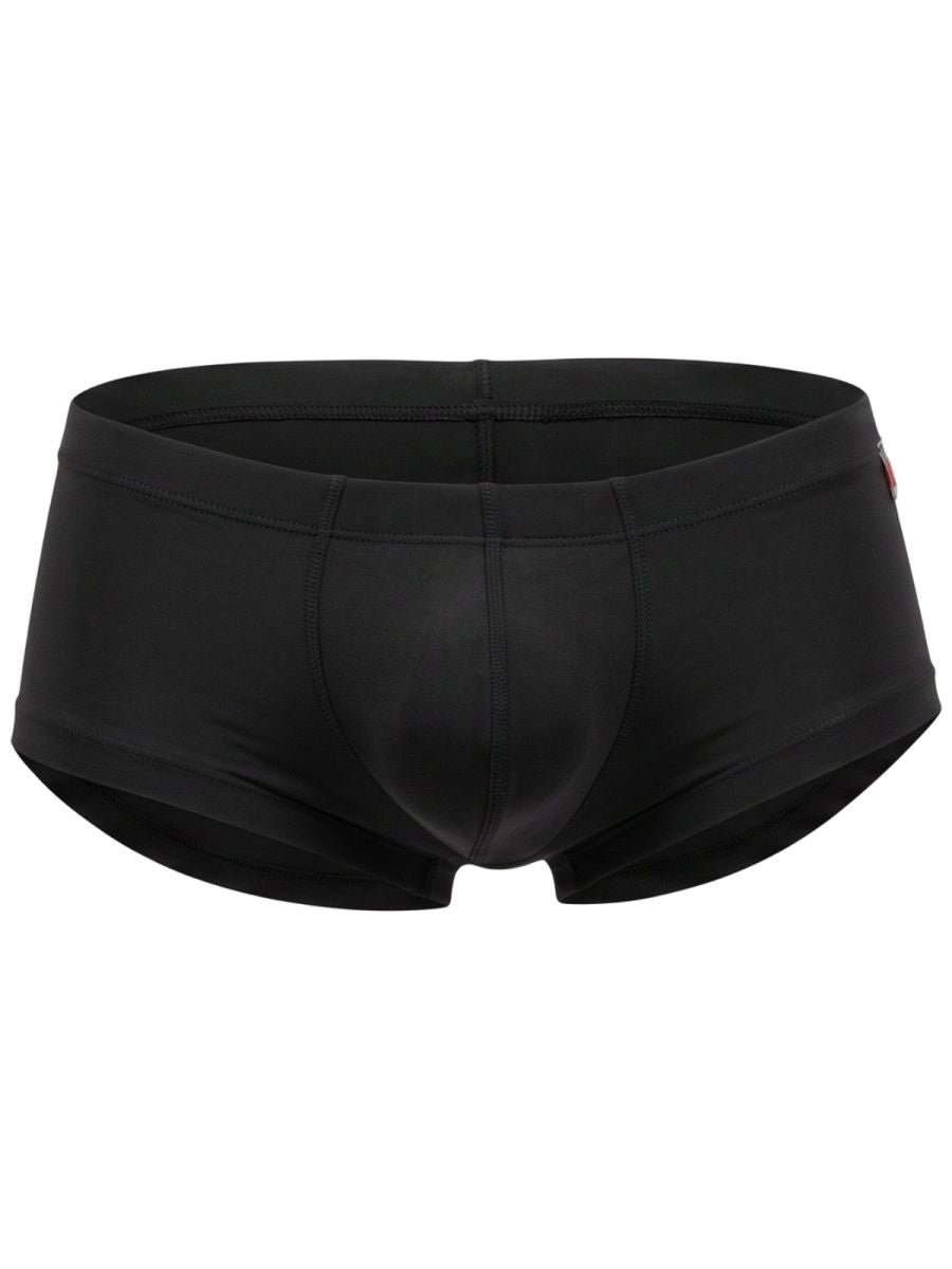 JOR 2449 Invisible Mens Sleek Low-rise Cut Trunks Black Plus Sizes