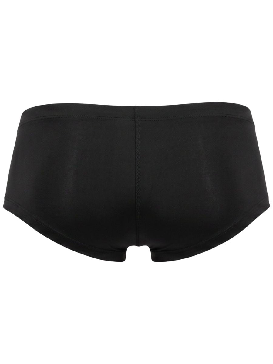 JOR 2449 Invisible Mens Sleek Low-rise Cut Trunks Black Plus Sizes