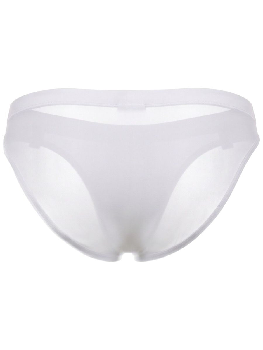 JOR 2450 Invisible Mens Sleek Low-rise Cut Briefs White Plus Sizes