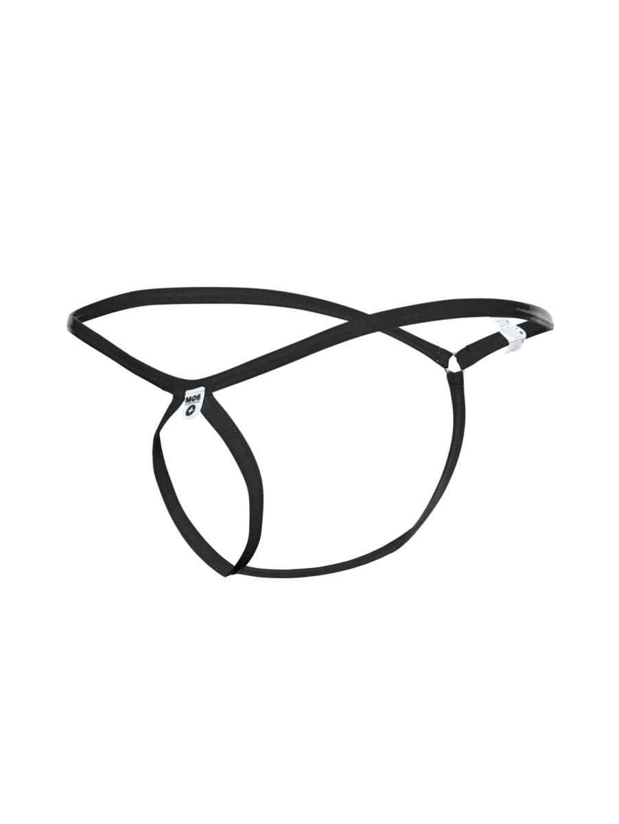 MaleBasics MBL24 Mens Extreme Tear Drop Thongs Black