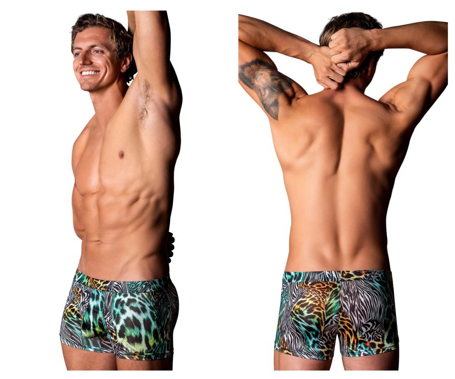 Male Power 143-295 Go Wild Uplift Mini Short Multi Animal