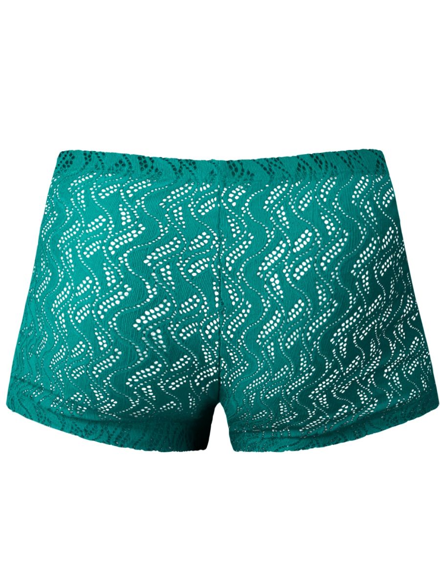 Male Power 150-305 Male Sheer Ripple Pouch Short Teal