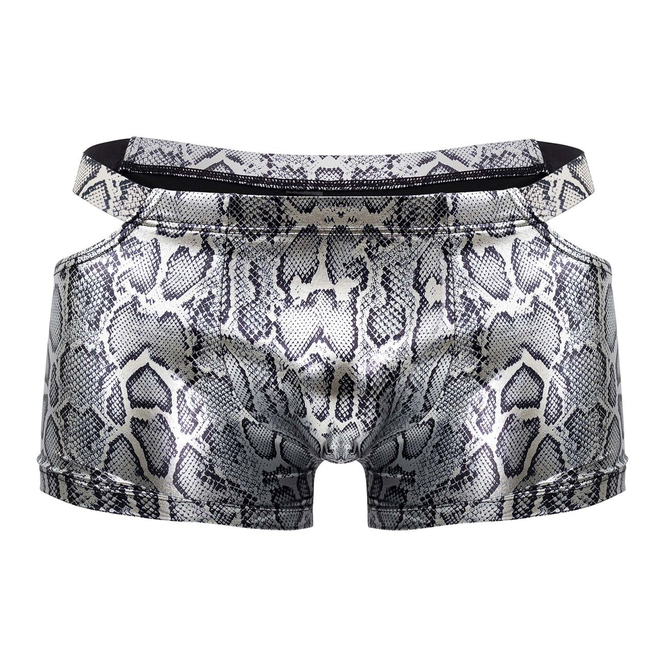Male Power 153-282 S-naked Pouch Short Silver-Black