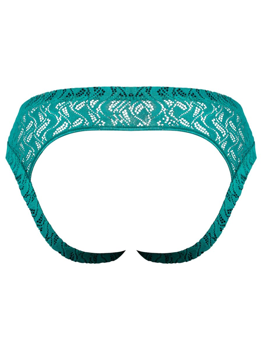 Male Power 330-305 Mens Lace Ripple Moon Jock Teal