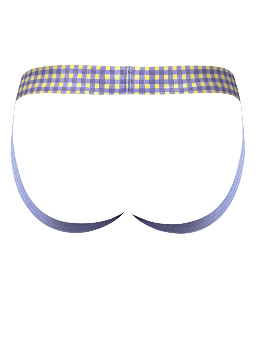 Male Power 350-306 Male So Comfy Gingham Jock Purple