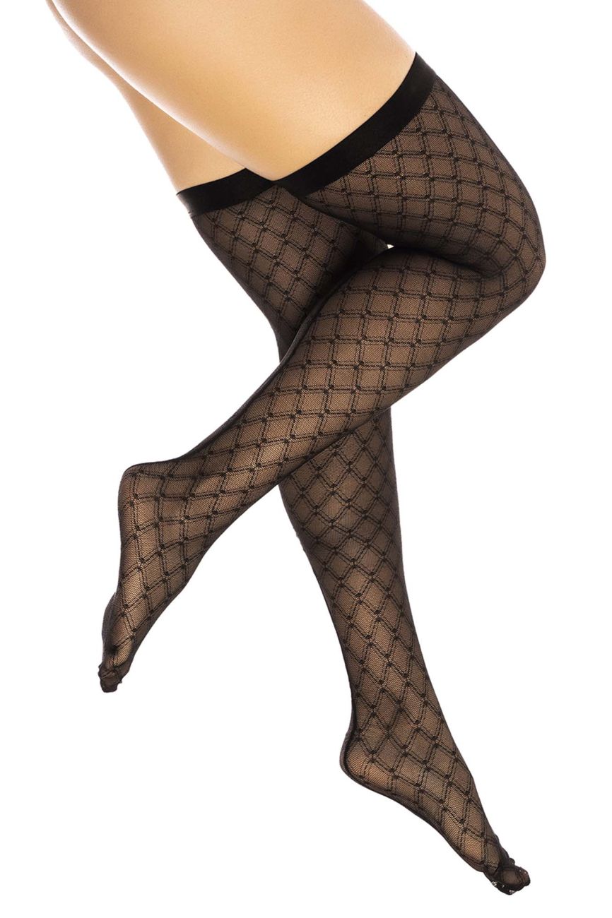 Mapale 1112 Diamond Mesh Thigh High