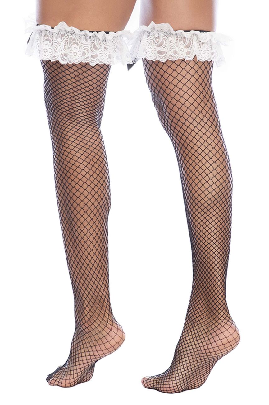 Mapale 1173 Maid Fishnet Thigh High