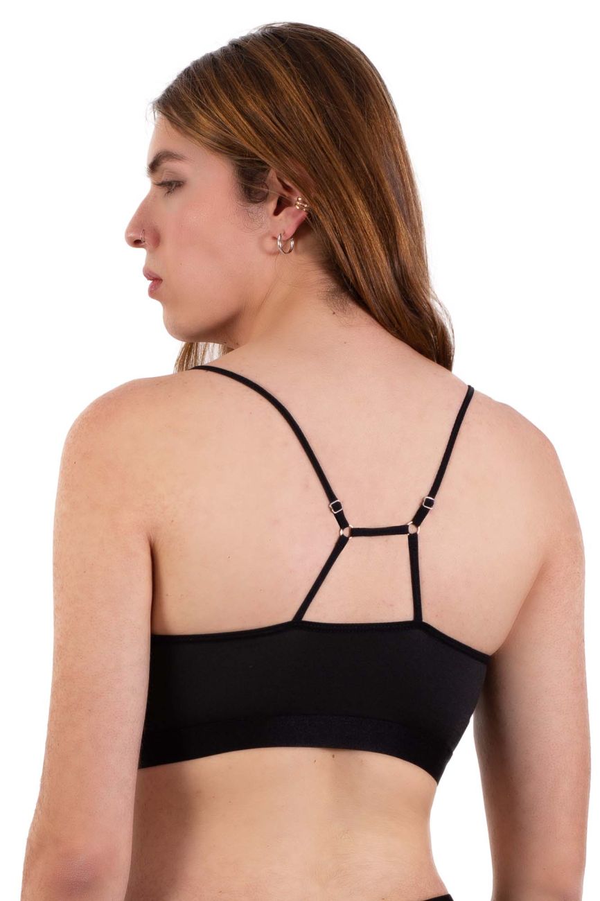 JCSTK - PLURAL PL005 Non-binary Underwear Bra Top Black