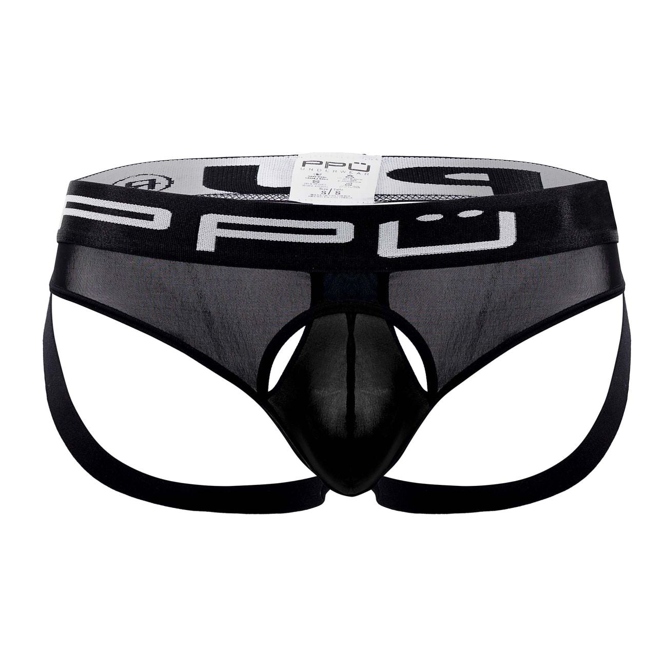 PPU 2307 Ball Lifter Jockstrap Black