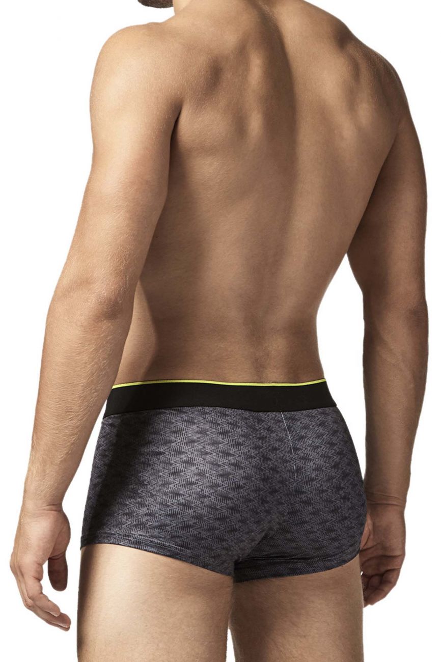 Papi UMPA048 Microflex Brazilian Trunks Charcoal-Graphic