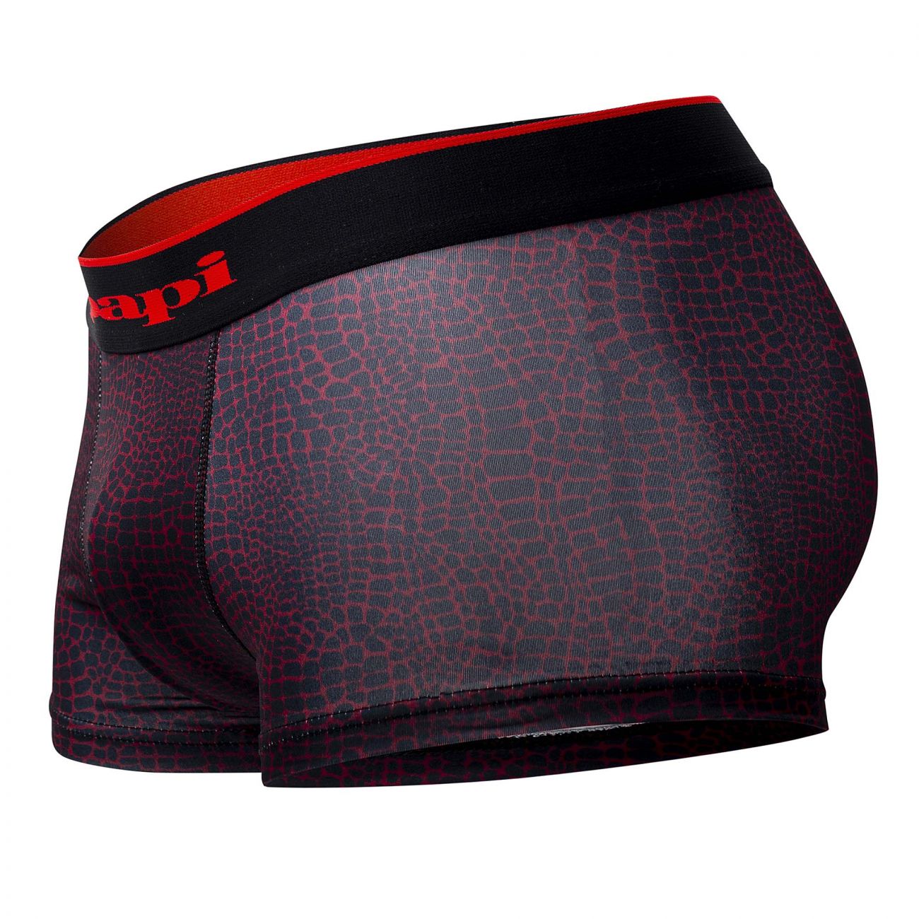 Papi UMPA048 Microflex Brazilian Trunks Red-Leopard