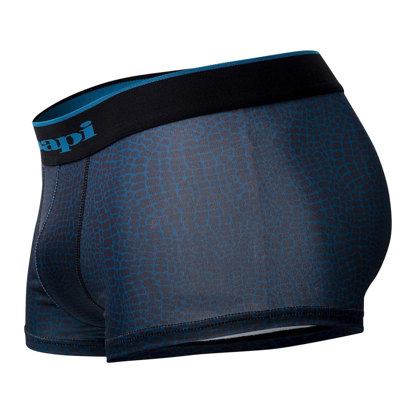 Papi UMPA048 Microflex Brazilian Trunks Teal-Leopard