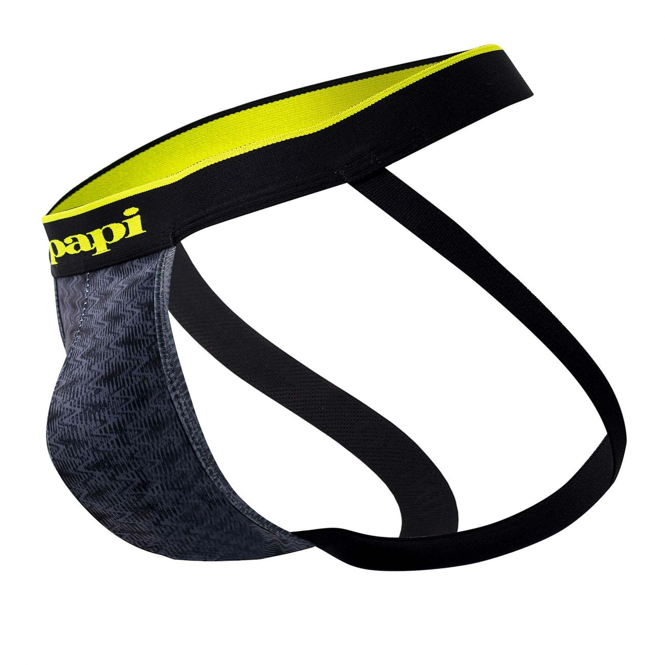 Papi UMPA049 Microflex Jockstrap Charcoal-Graphic