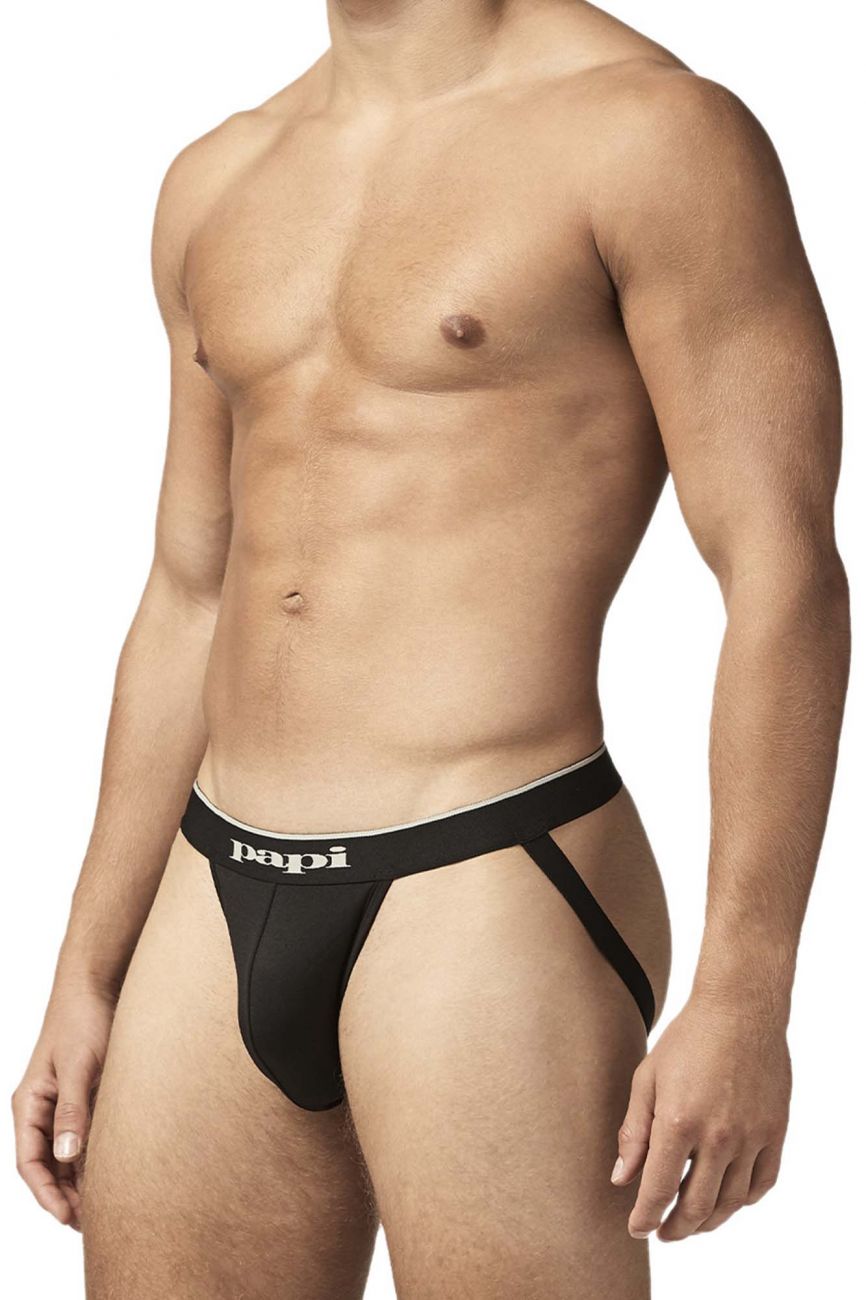 Papi UMPA049 Microflex Jockstrap Gray-Texture