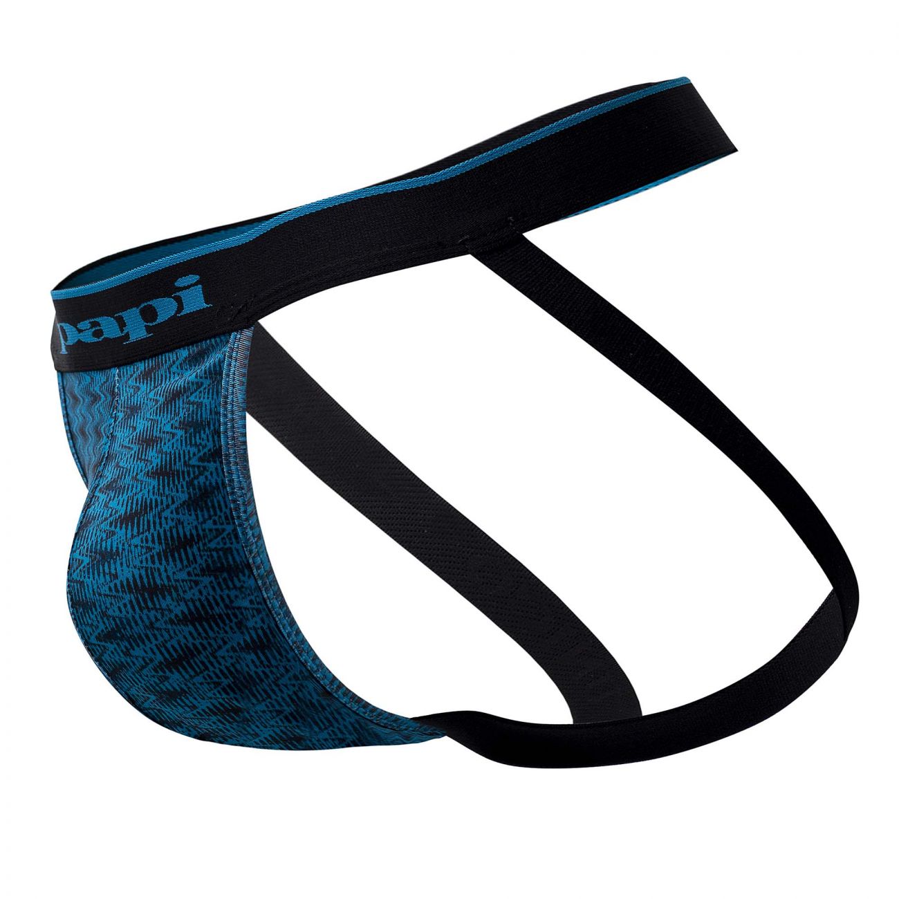 Papi UMPA049 Microflex Jockstrap Teal-Graphic