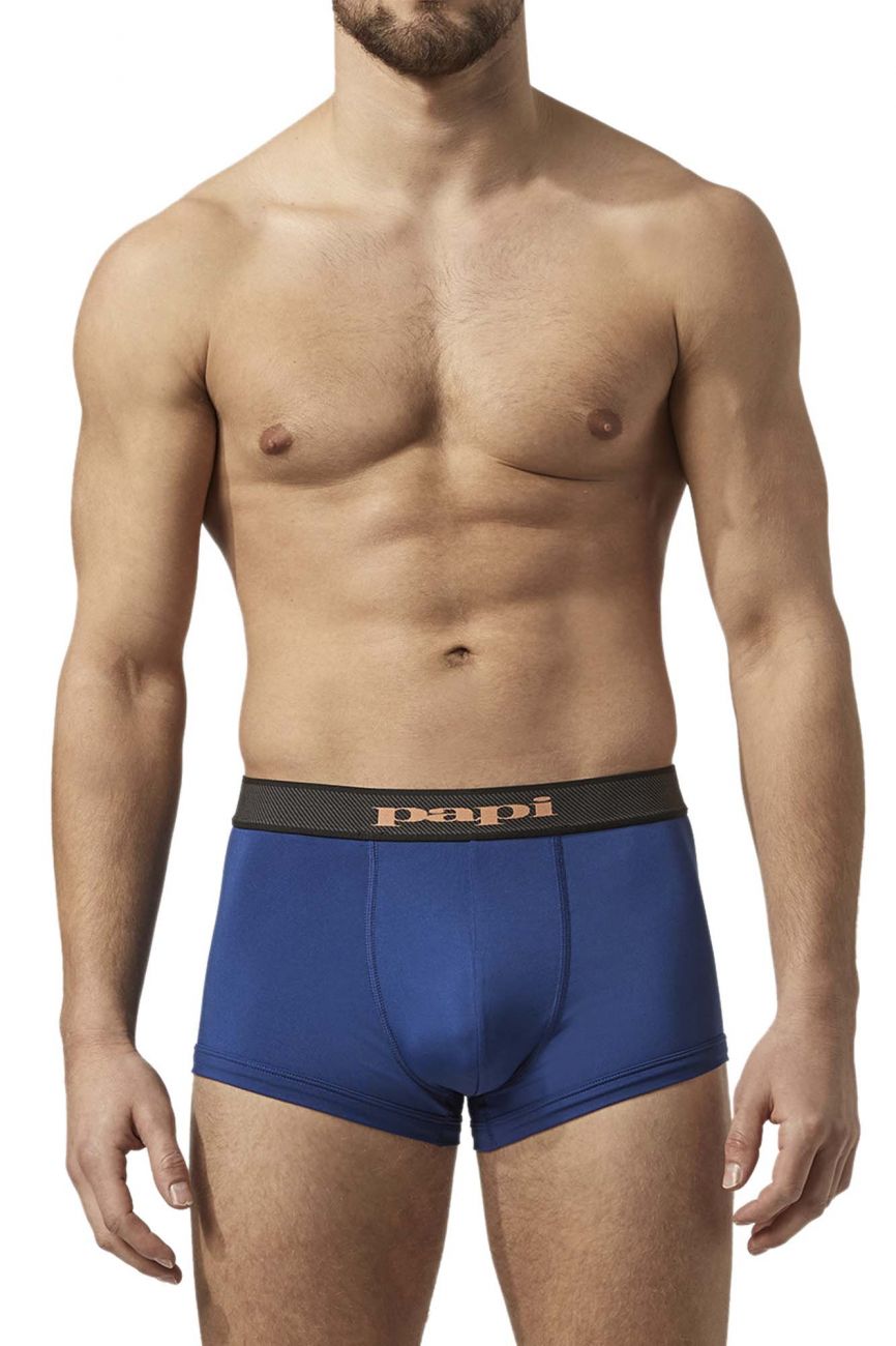 Papi UMPA074 2PK Microflex Brazilian Trunks Tropics-Blue