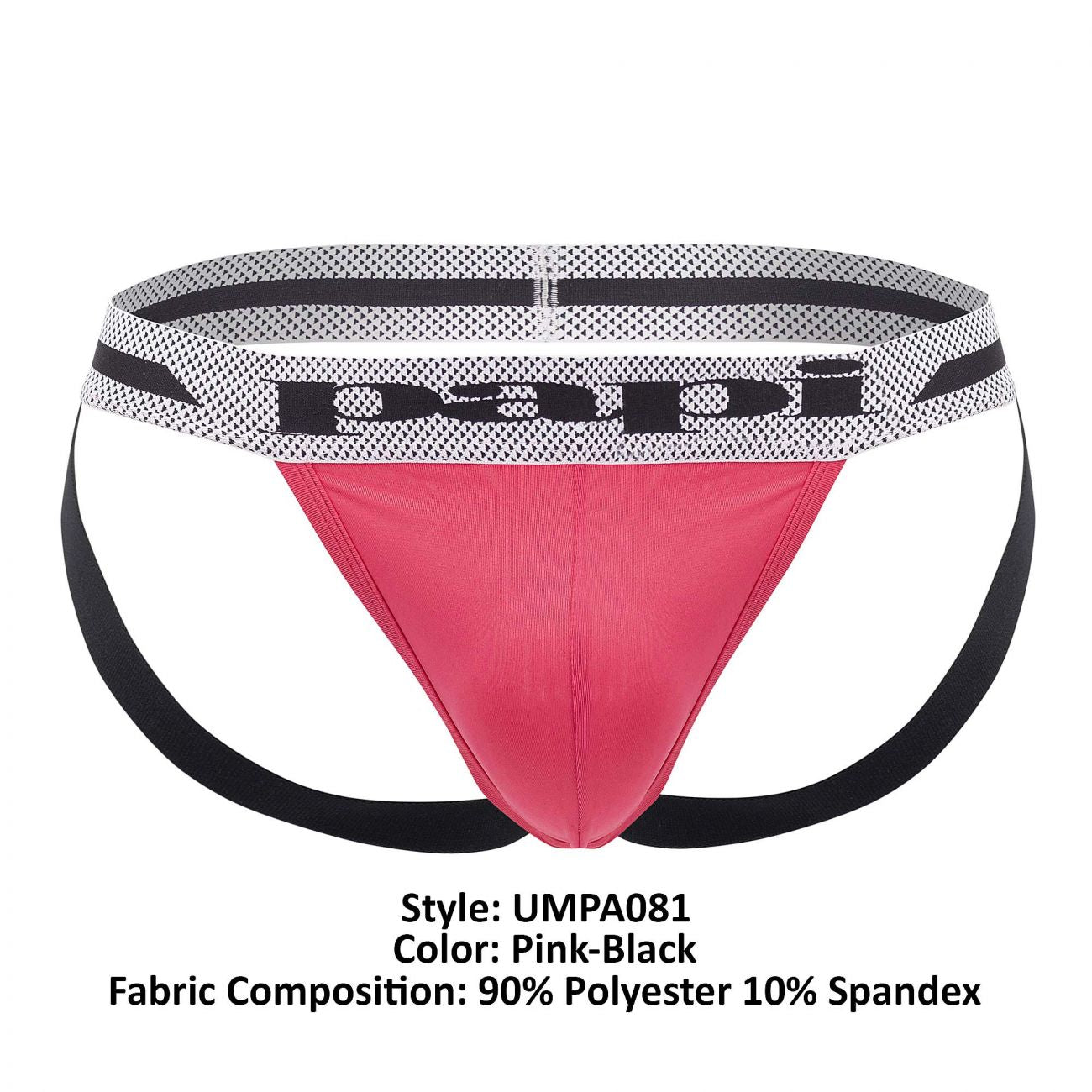 Papi UMPA081 2PK Microflex Jockstrap Pink-Black