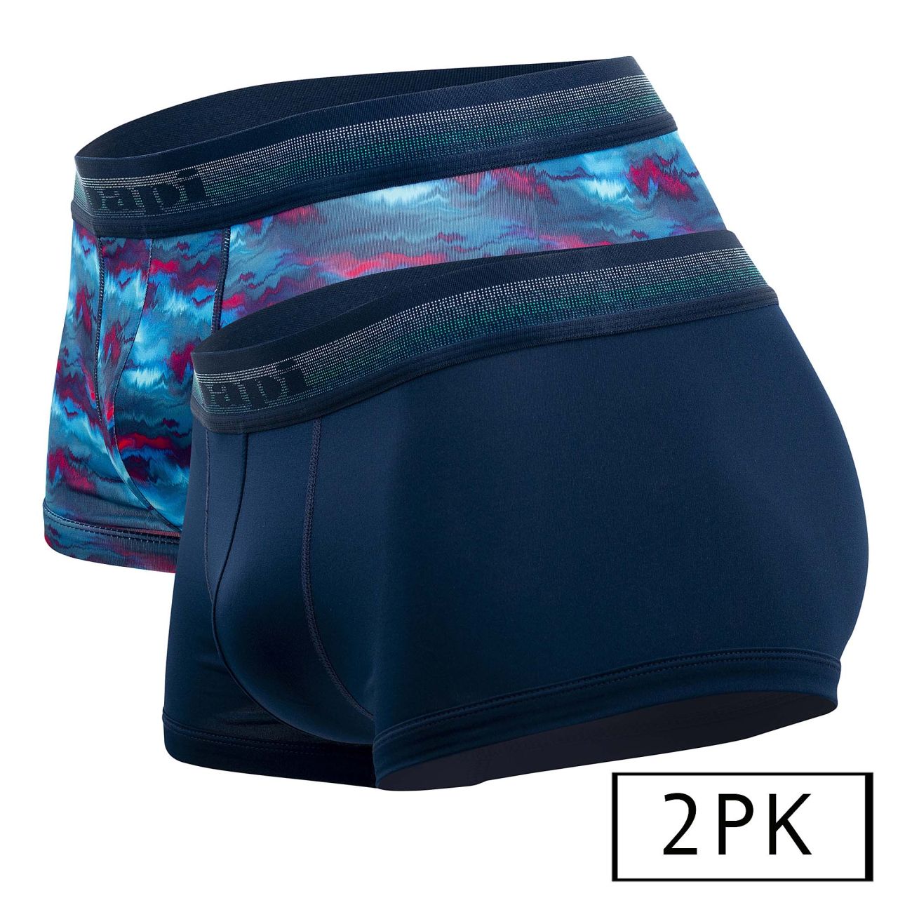 Papi UMPA107 2PK Microflex Performance Trunks Blue-Printed