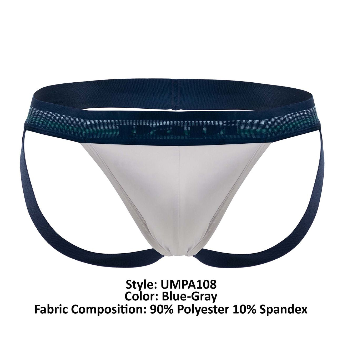 Papi UMPA108 2PK Microflex Performance Jockstrap Black-Blue