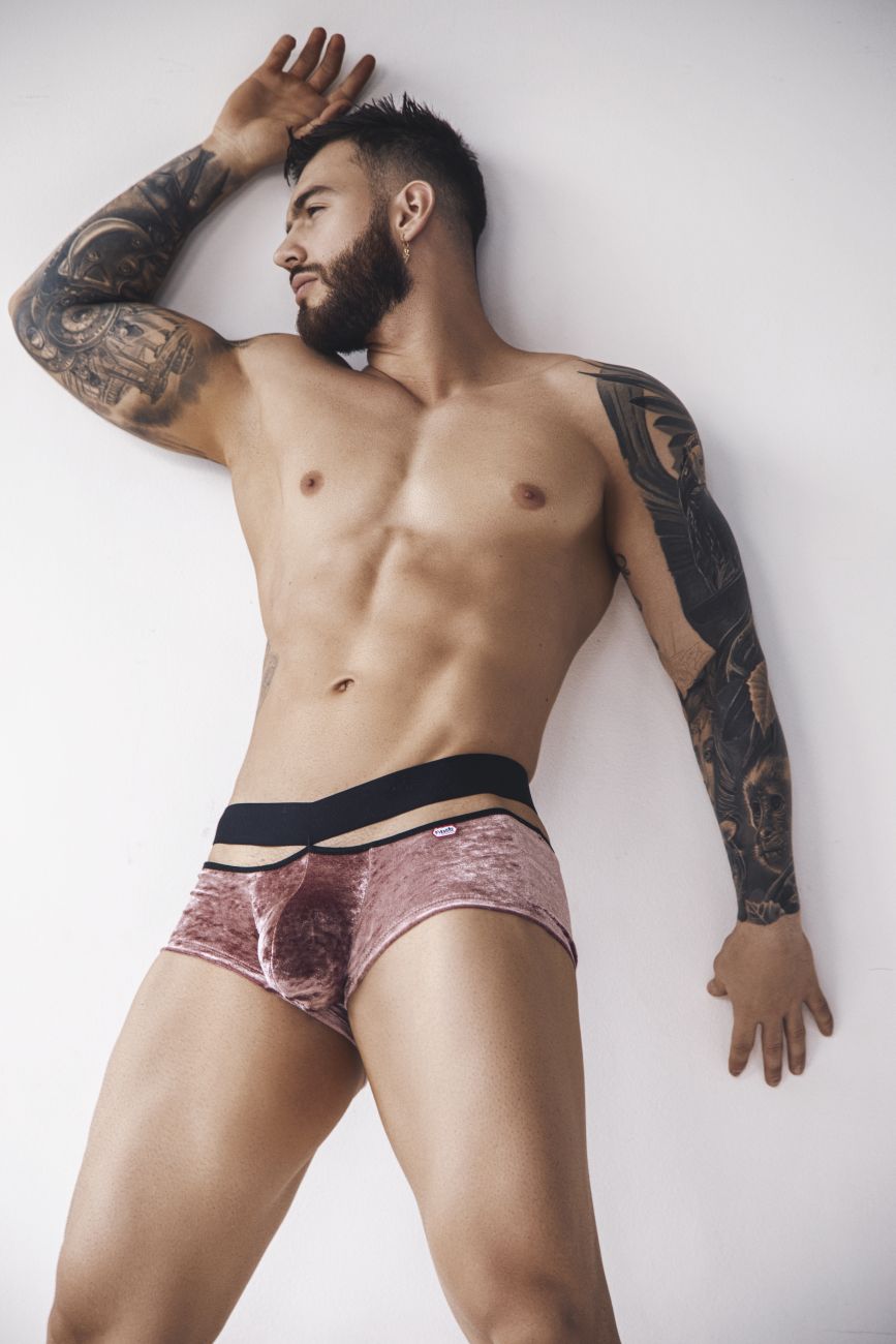 Pikante 1096 Clandestine Velvet Trunks Pink