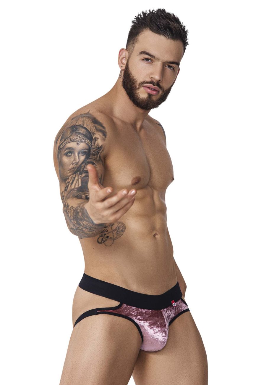 Pikante 1100 Clandestine Velvet Jockstrap Pink