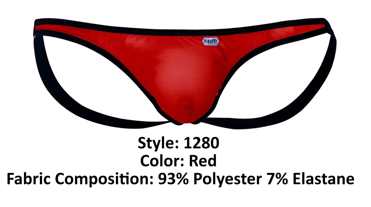 Pikante 1280 Sonar Jockstrap Red