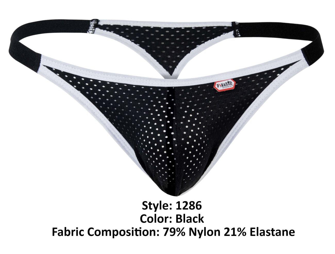 Pikante 1286 Montreaux Thongs Black