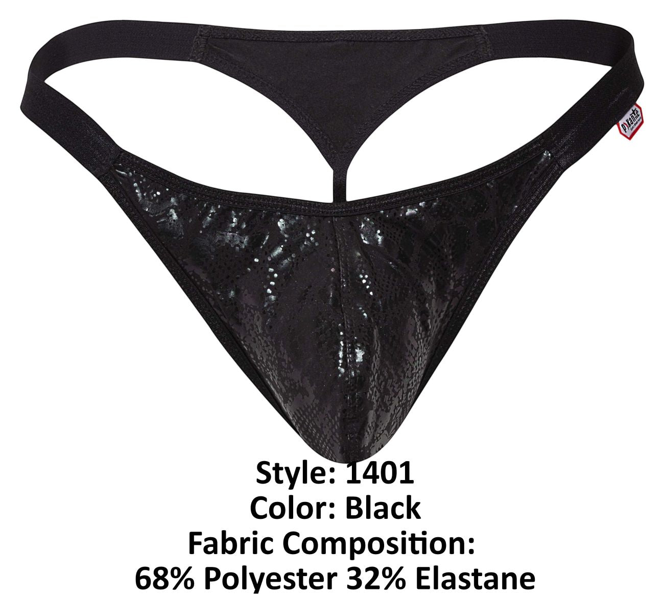 Pikante 1401 Born Thongs Black