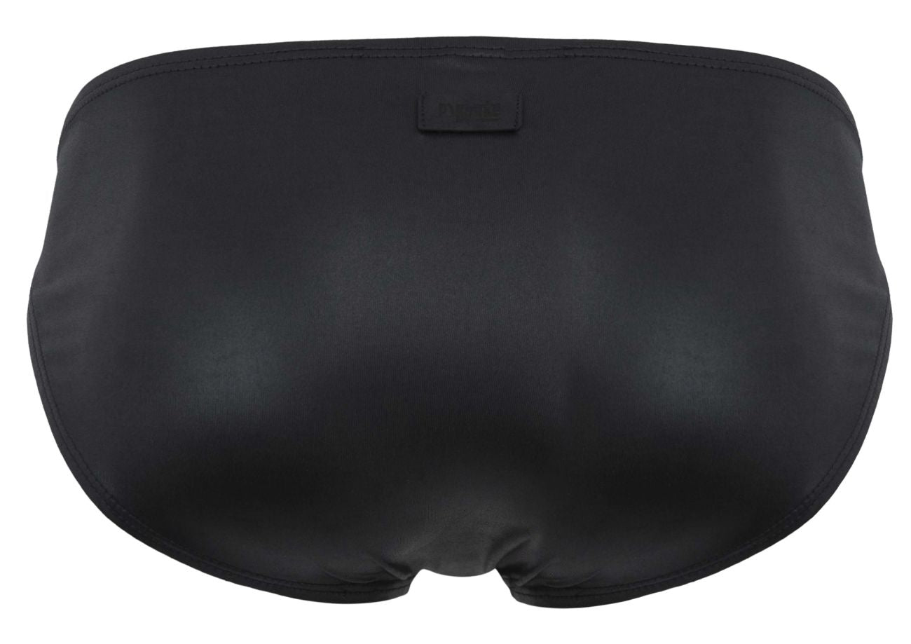 Pikante 2117 Candy Mens Bold Wet-look Briefs Black