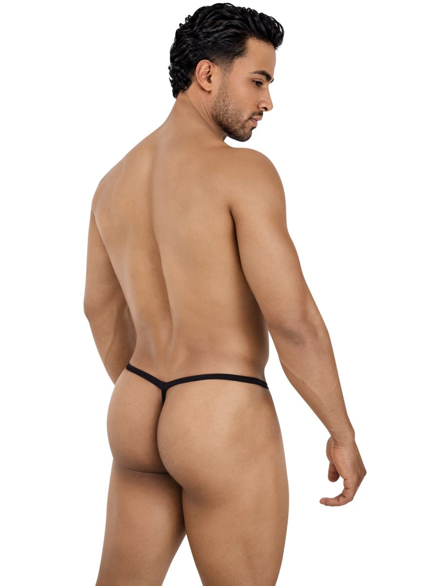 Pikante PIK 26096 Nut Mens Lightweight Barely There G-String Black