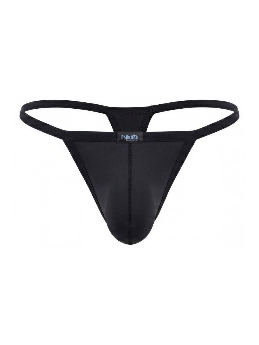Pikante PIK 26110 Khonsu Mens Barely There Thongs Black