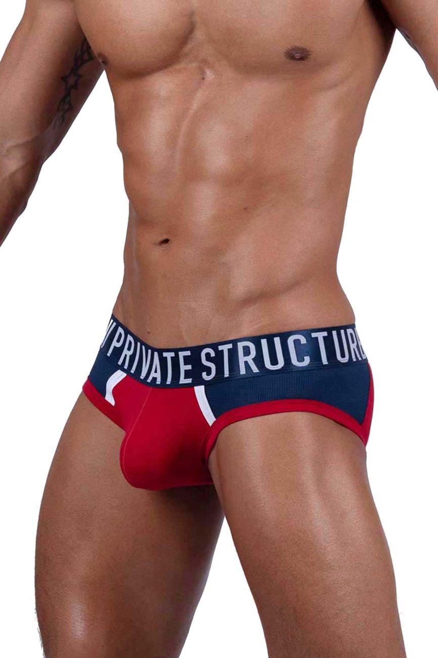 Private Structure BAUT4388 Athlete Mini Briefs Red Falcon