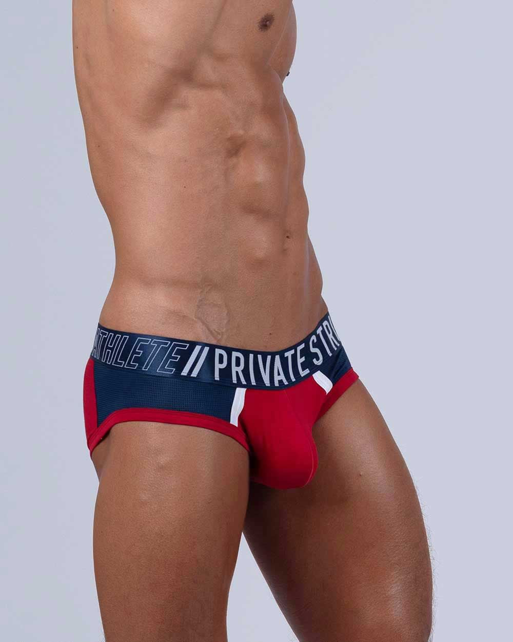 Private Structure BAUT4388 Athlete Mini Briefs Red Falcon