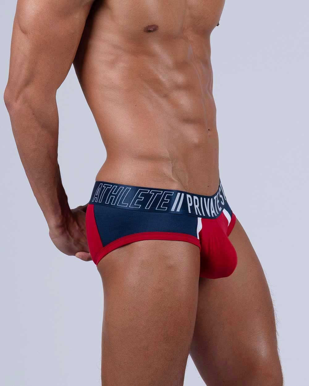 Private Structure BAUT4388 Athlete Mini Briefs Red Falcon