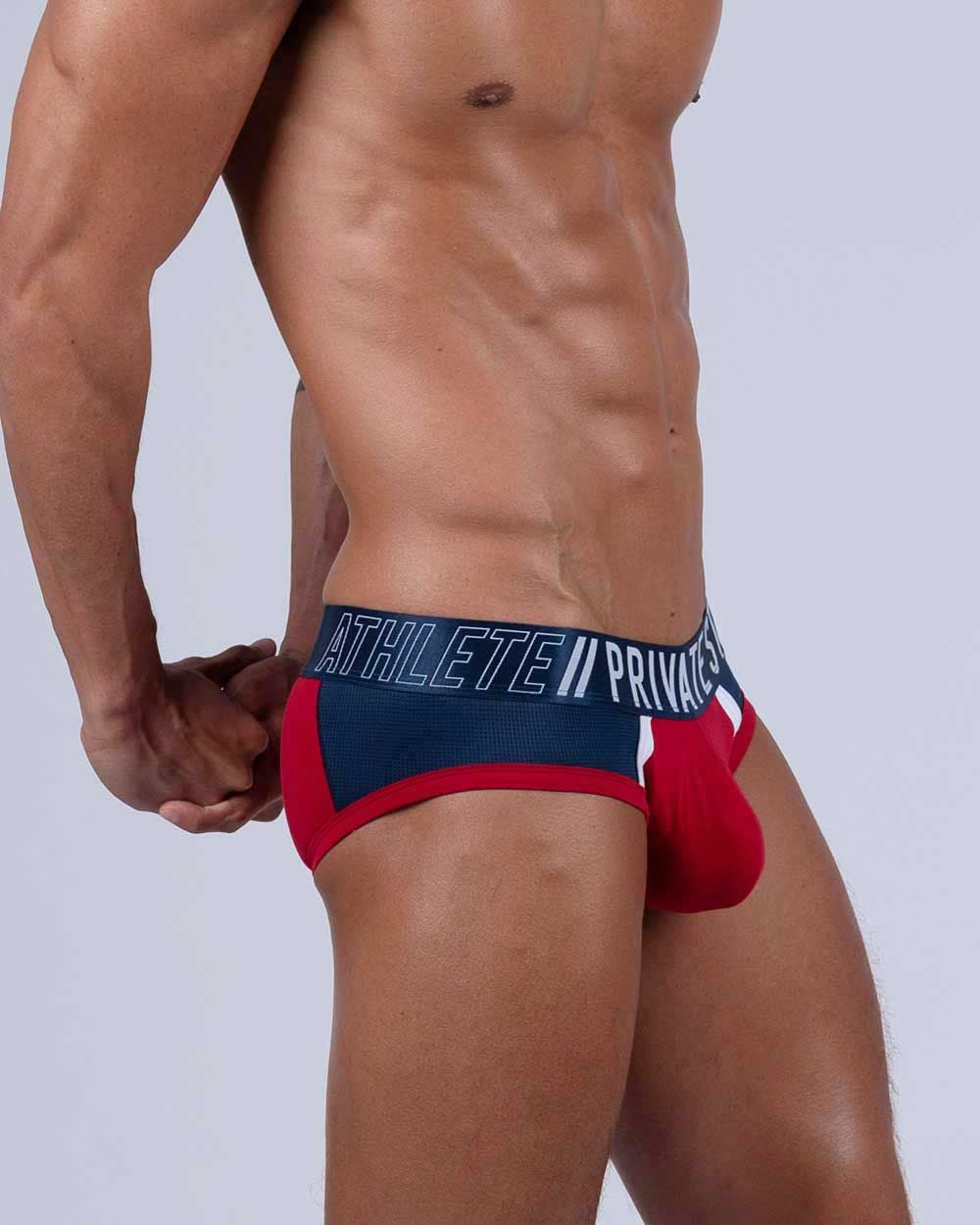 Private Structure BAUT4388 Athlete Mini Briefs Red Falcon