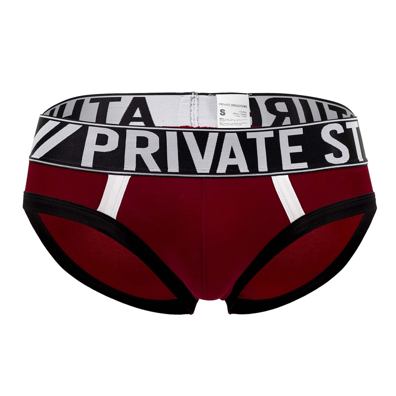 Private Structure BAUX4186 Athlete Mini Briefs Red