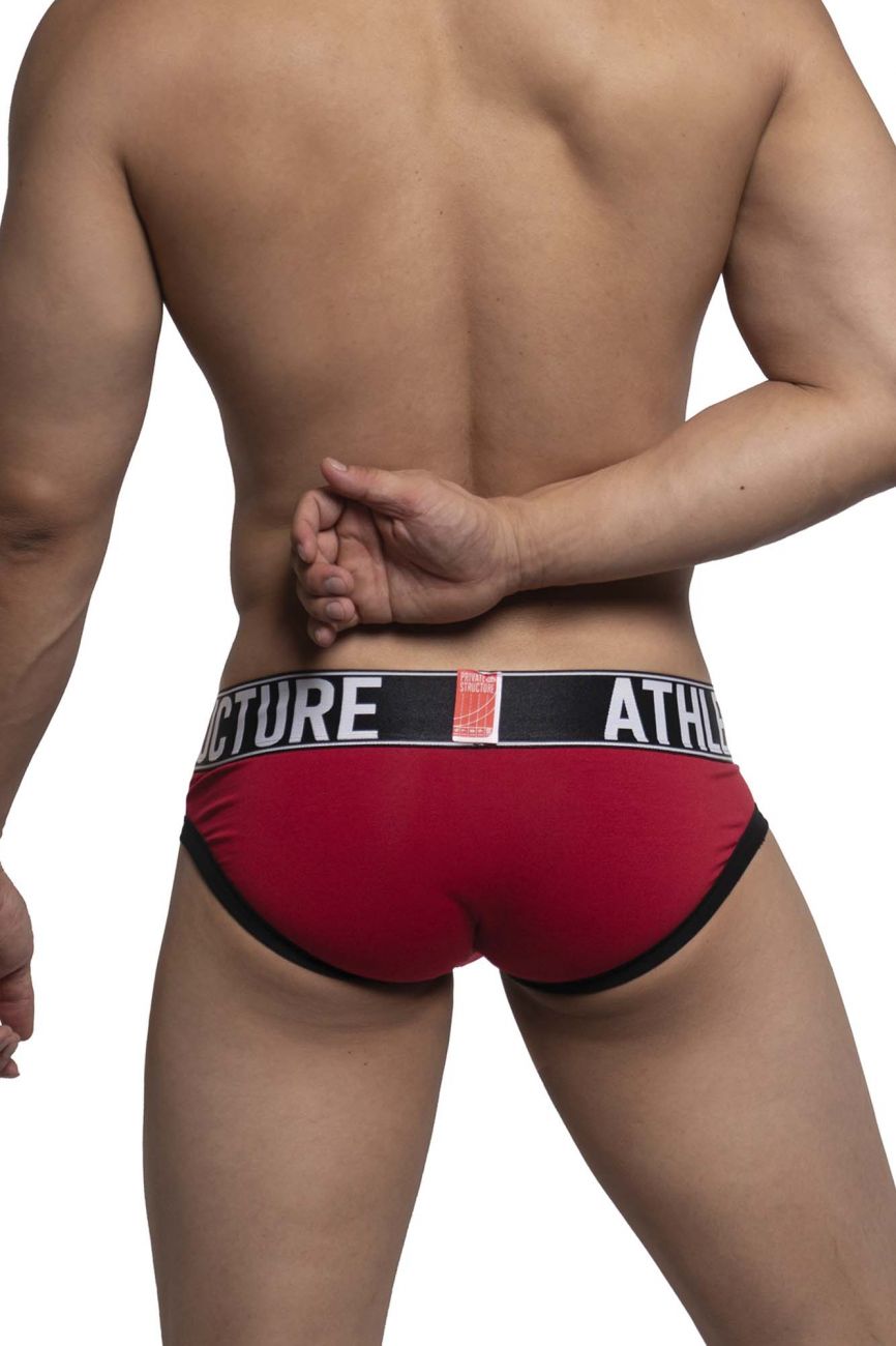 Private Structure BAUX4186 Athlete Mini Briefs Red