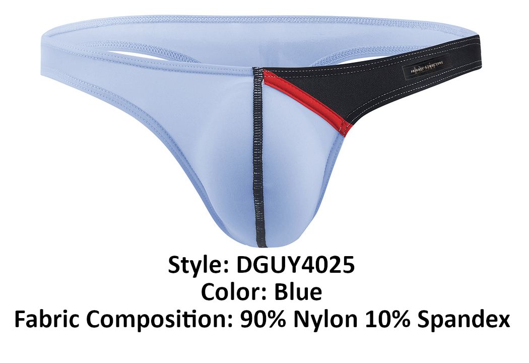 Private Structure DGUY4025 Desire Glaze G-String Blue