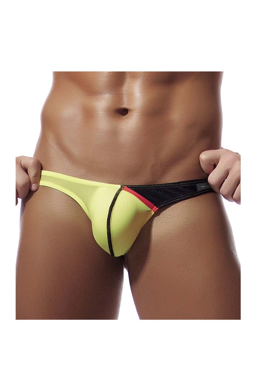 Private Structure DGUY4025 Desire Glaze G-String Yellow