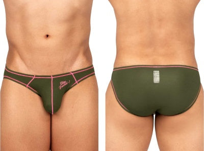 Private Structure EPUS4563 Prime Eutopia Bikini Brief Olive