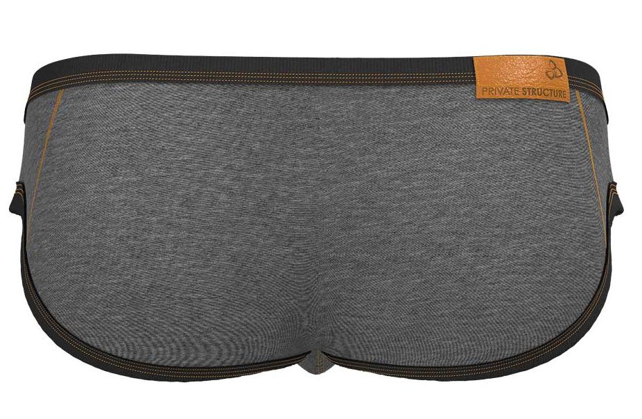 Private Structure LCUT4358 Barn Boy Low Rise Mini Brief Stone Gray