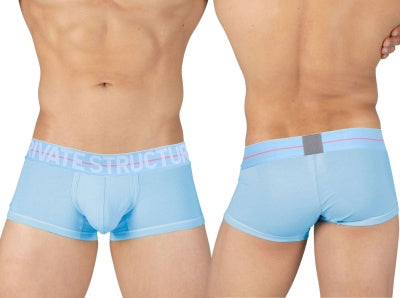 Private Structure MOUX4103 Mo Lite Mid Waist Trunks Blue