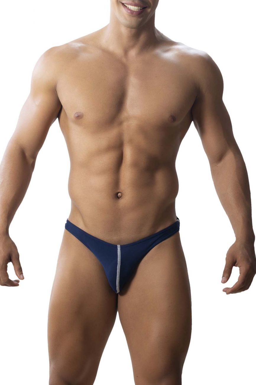 Roger Smuth RS018 Male Strappy Back Jockstrap Blue
