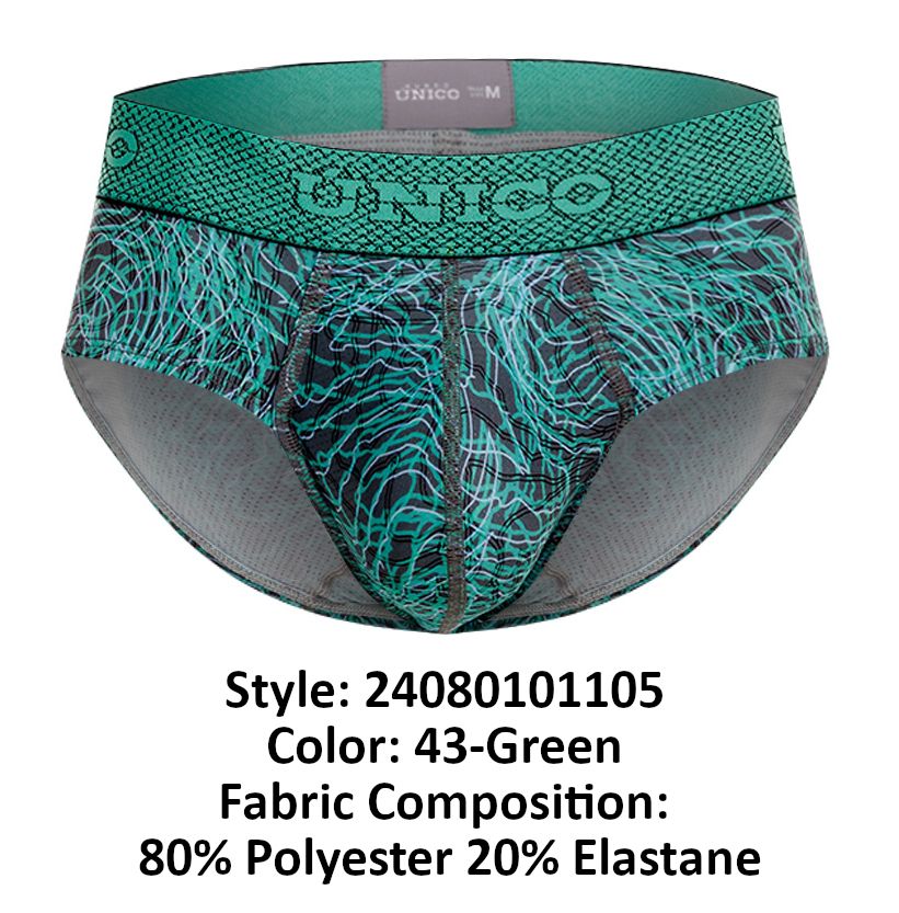 Unico 24080101105 Cairel Briefs Green