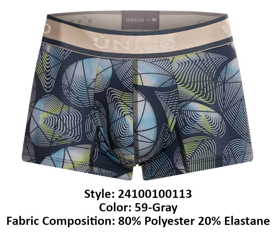 Unico 24100100113 Resplandecer Trunks Gray